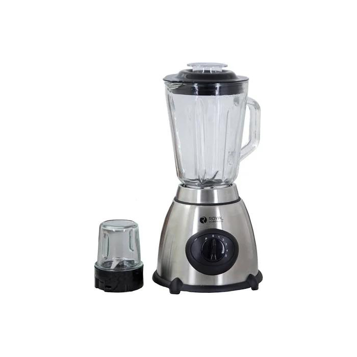 03-Blender glass jar-1 Royal Homeware 1.5L Glass Blender with Small Chopper - Image 1