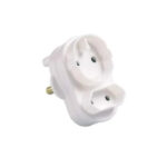 Euro Plug Adapter With 2pin and 3pin Socket