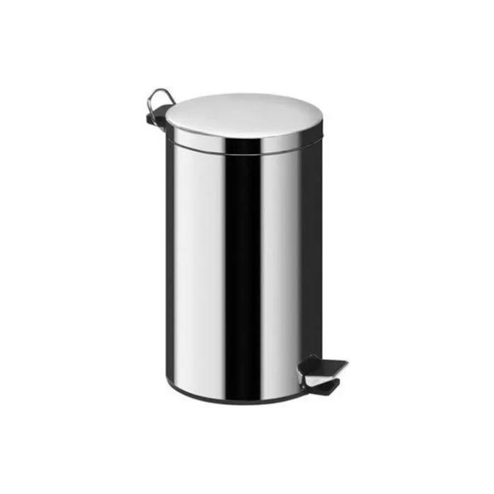 05-Pedal dust bin stainless steel 30lit Stainless Steel Pedal Dustbin 30L - Elegant & Durable - Image 1