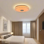 Modern LED Ceiling Light with MP3 Bluetooth Speaker