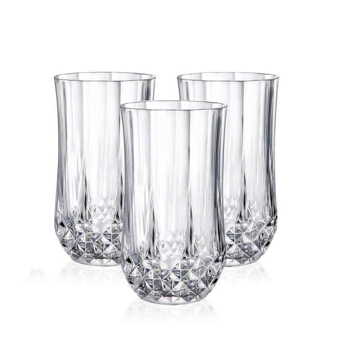09-Glass set 1 Royal Homeware Crystal Glassware 3 Piece Set - Image 1