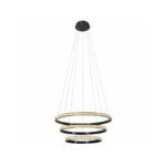 Crystal Ring Pendant LED 3 Tiers