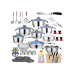 Stainless Steel Cookware 50Piece Set