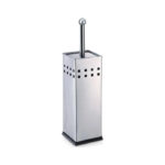 Stainless Steel Handle Toilet Brush with Holder