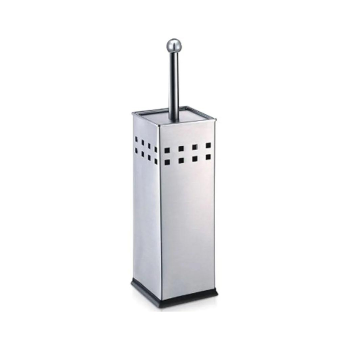 Toilet Brush with Holder Stainless Steel Handle Toilet Brush with Holder - Image 1