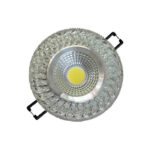 LED Crystal Downlight Holder with Integrated Light