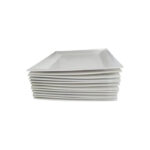 Square White Dinner Plates