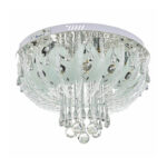 Modern Crystal Ceiling Chandelier with Bluetooth & MP3