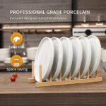 Classic White Round Dinner Plate - Image 4