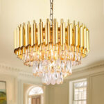 3-Tier Crystal Chandelier