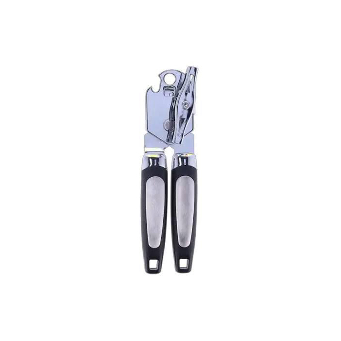 Stainless Steel Manual Can Opener with Ergonomic Grip - Image 1