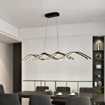 Modern Three-Ring Acrylic LED Chandelier - Image 5