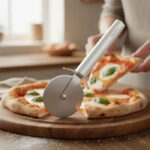 Brabantia Essential Stainless Steel Pizza and Cheese Cutter - Image 4