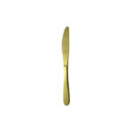 Gold Stainless Steel Dinner Knife Set of 2
