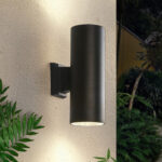 Outdoor Up Down Dual-Head Cylinder Wall Light