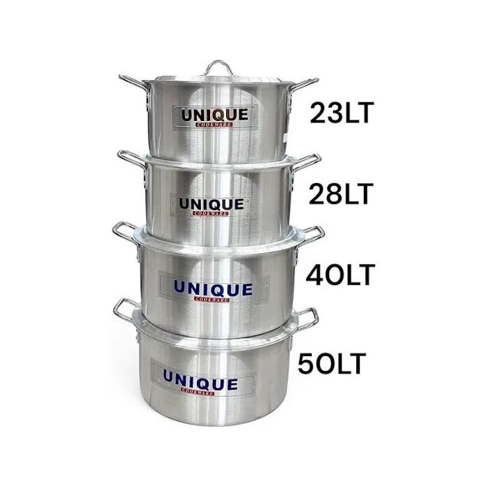 Unique Cookware Heavy-Duty Aluminum Cooking Pot Set - Image 1